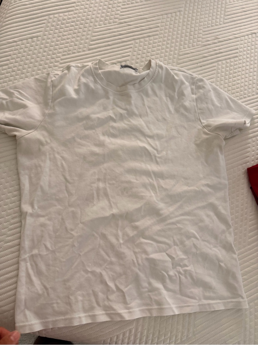 Classic White Crew Neck T-Shirt - Men's bamboo